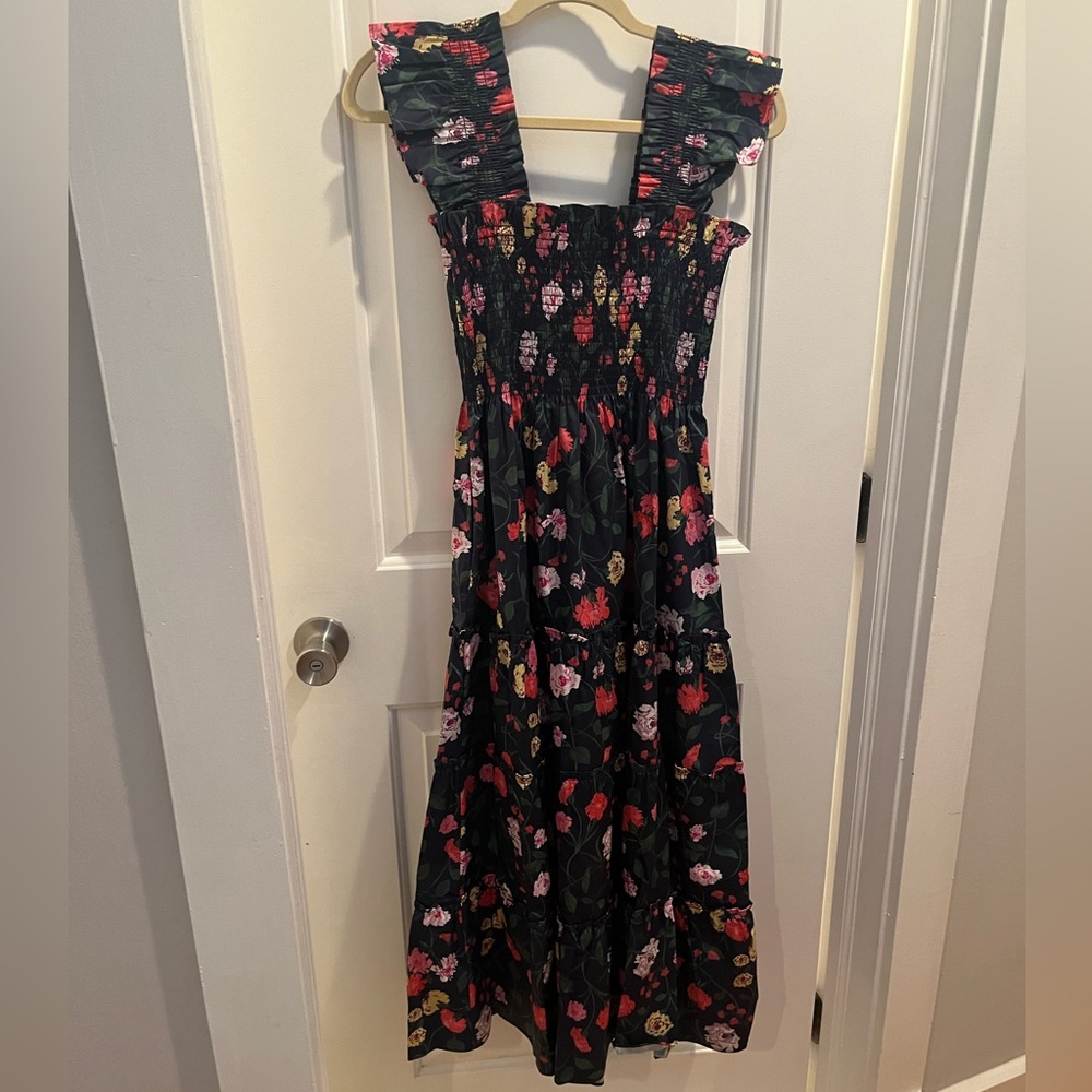 NWT Hill House Home Navy Peony Bouquet Ellie Nap Dress M